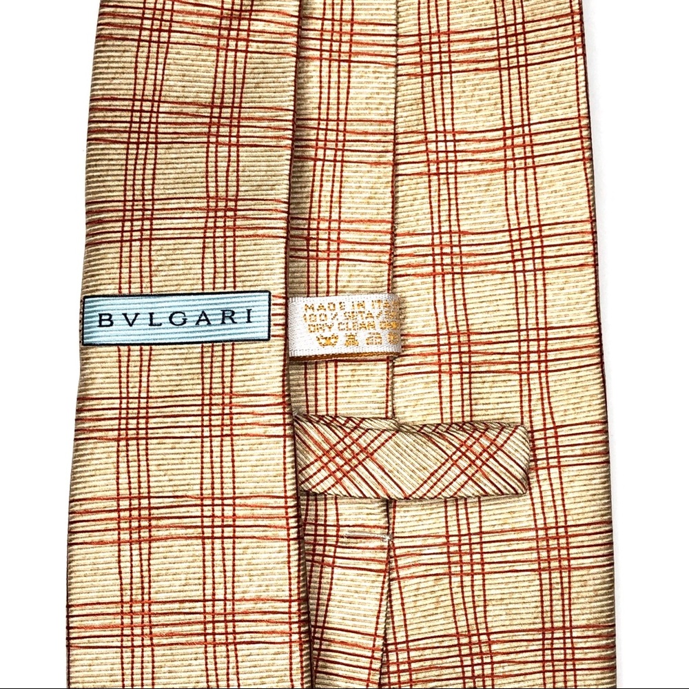 Bvlgari 7 Fold Silk Tie Davide Pizzigoni - Picture 6 of 6